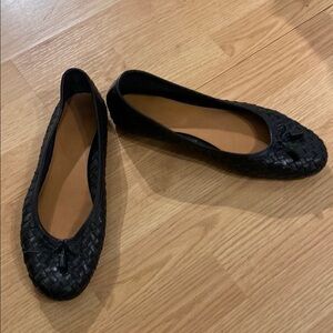 Carvela Black Quilted Ballet Flats